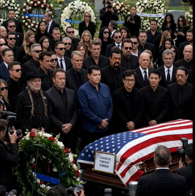 🕊️ HOLLYWOOD LEGENDS GATHER — NOT FOR FAME, BUT TO SAY GOODBYE