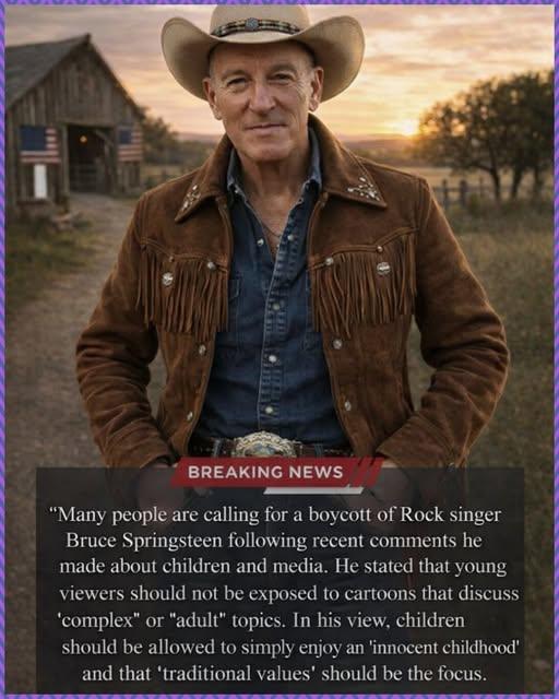 🔥 BREAKING: A Legend at the Crossroads — Bruce Springsteen and the Debate That’s Dividing a Generation