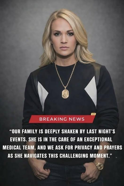 🚨 SHOCKWAVE ACROSS THE MUSIC WORLD: Carrie Underwood’s Family Breaks Silence with Urgent Health Update