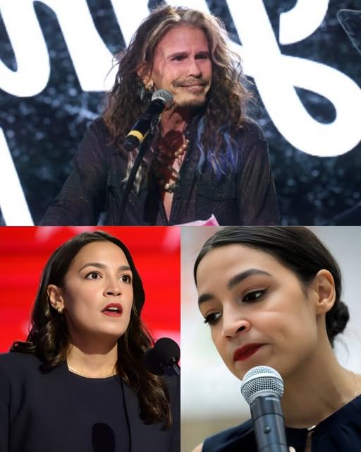 🔥 LIVE TV ERUPTS: Steven Tyler Confronts Alexandria Ocasio-Cortez in Explosive On-Air Showdown That Leaves America Stunned