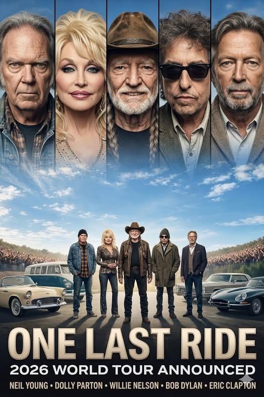 🎤🔥 “ONE LAST RIDE” — When Legends Share One Stage, History Isn’t Remembered… It’s Made