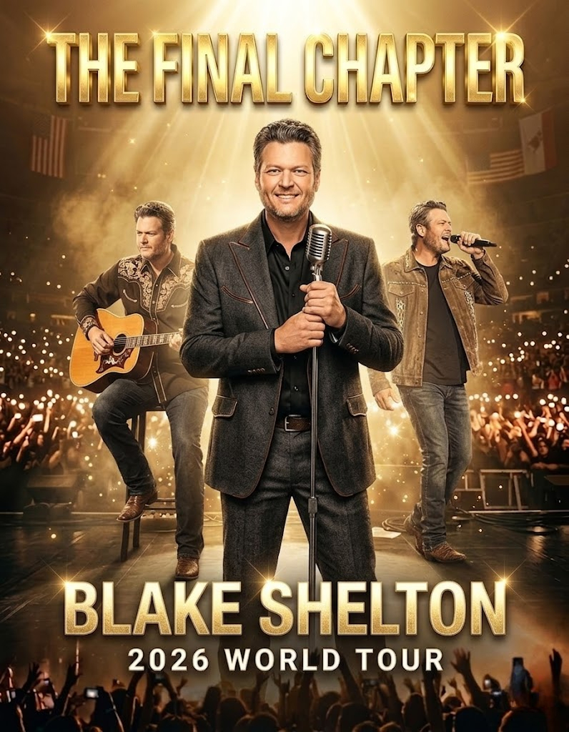FINAL CHAPTER BEGINS: Blake Shelton Announces His 2026 Farewell Tour Across 40 Cities — And What He Calls “One Last Song” Is Becoming a Historic Goodbye the World May Never Witness Again