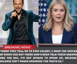 “‘YOU NEED TO BE SILENT!’ — The Viral Clash Between Karoline Leavitt and Derek Hough That Has Everyone Talking—But What Actually Happened?”