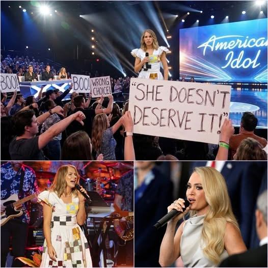 “She Doesn’t Deserve It”: Carrie Underwood’s Shock Defense Ignites Online War After Hannah Harper Backlash