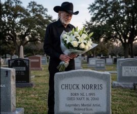 “No Spotlight, Just Silence”: Willie Nelson’s Quiet Farewell at Chuck Norris’ Graveside Leaves Fans Deeply Moved