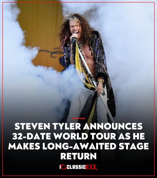 “He Lost His Voice—Now He’s Taking It Back”: Steven Tyler Announces Powerful Return to the Stage After Career-Threatening Injury