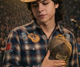 HE NEVER TAKES OFF HIS HAT IN PUBLIC — EXCEPT FOR THIS ONE MOMENT