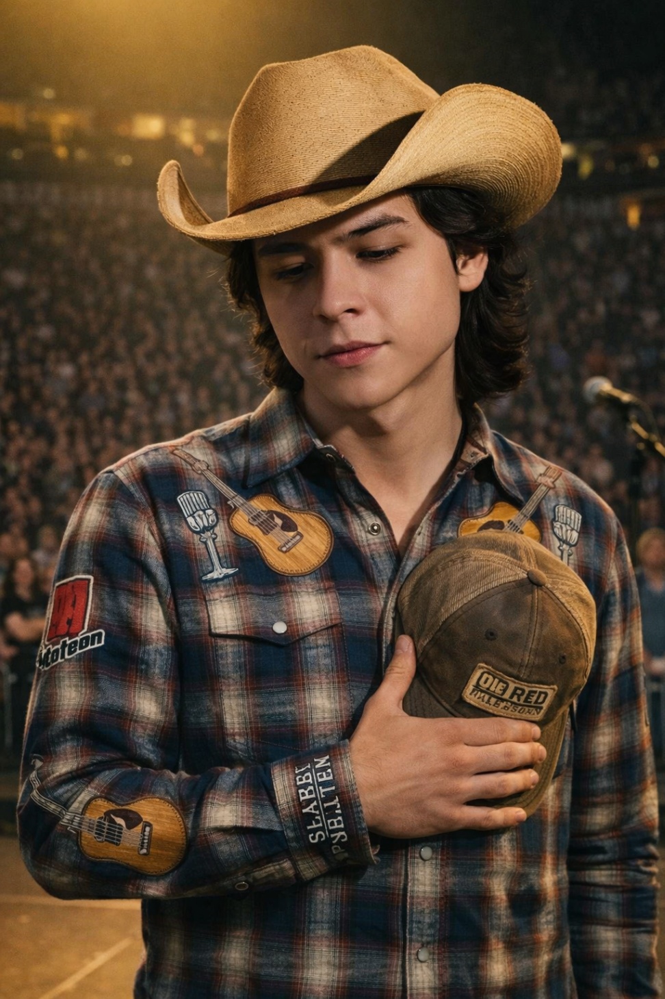 HE NEVER TAKES OFF HIS HAT IN PUBLIC — EXCEPT FOR THIS ONE MOMENT