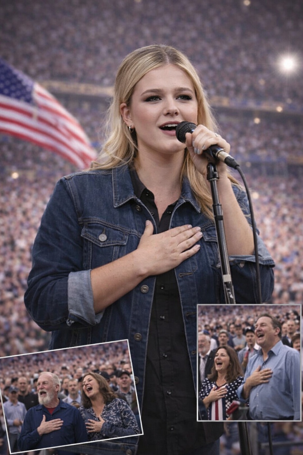 NO ONE EXPECTED DARCI LYNNE TO SING THE NATIONAL ANTHEM — BUT THE SECOND SHE OPENED HER MOUTH, THE STADIUM FORGOT HOW TO BREATHE
