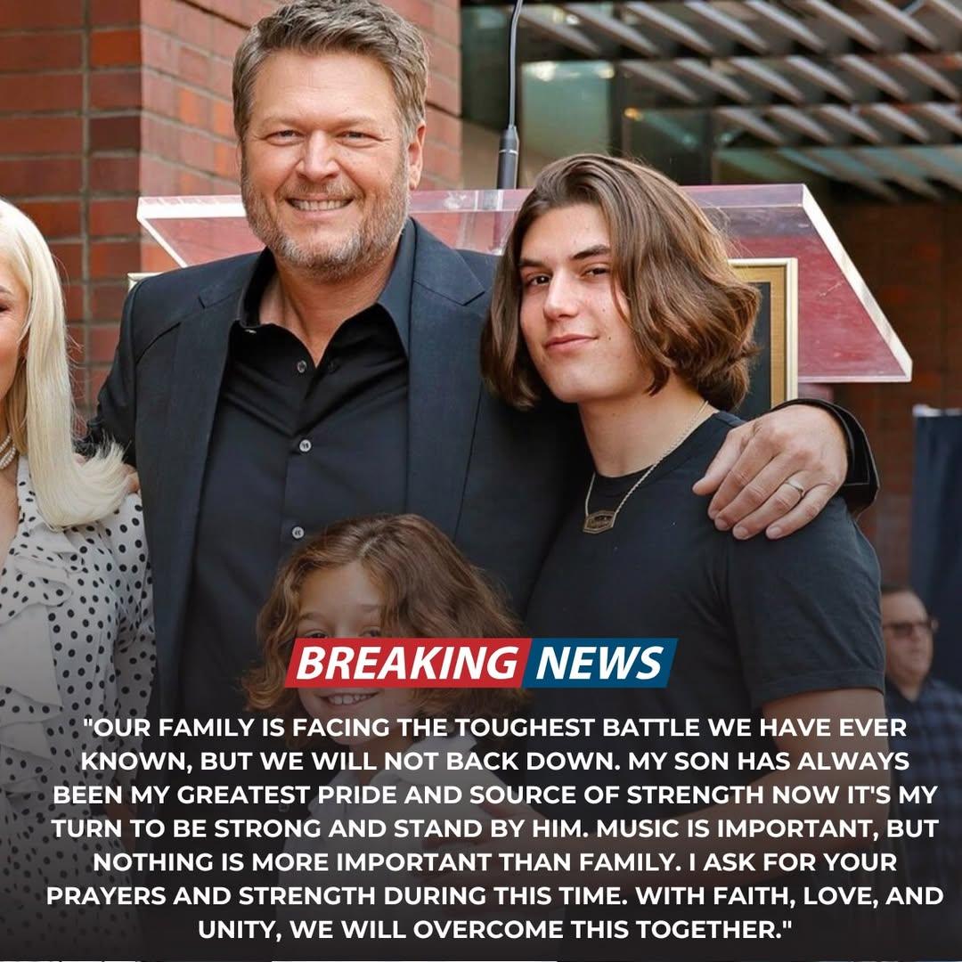 Sad News: Country Superstar Blake Shelton and His Stepson Kingston Face Heartbreaking Moment — Fans Stunned by Blake’s Emotional Reaction