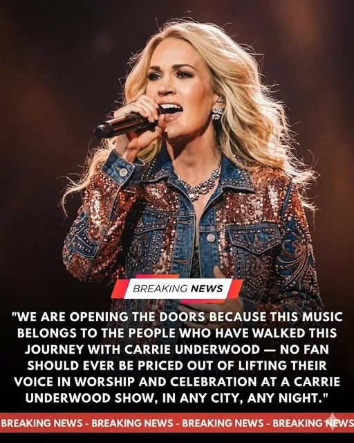 Carrie Underwood Shocks Fans With $5 Ticket Day That Could Change Concert Culture Forever