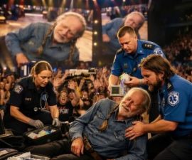 It started like any other night in Texas. Warm air drifting through the crowd. Guitars tuning in familiar tones. A stage glowing softly under lights that have seen decades of stories unfold. And at the center of it all, Willie Nelson. A man whose voice has carried generations. Through heartbreak. Through hope. Through the quiet spaces in between. There is something about a Willie Nelson concert that feels different. It’s not just music. It’s memory. It’s a shared understanding that what you’re hearing is more than sound—it’s time itself, still moving, still singing. That night felt no different. Until it did. Because sometimes, in the middle of something familiar, something shifts. Not loudly. Not dramatically. But in a way that everyone feels at once. A hesitation. A pause. A moment where the rhythm doesn’t quite land the way it always has. And suddenly, the room changes. The music softens. The band looks up. The crowd leans forward. Not because they were told to. But because something inside the moment tells them to pay attention. Because when someone like Willie Nelson pauses, it means something. He has outlived eras. Outlasted expectations. Moved through decades with a presence that feels almost constant. So when that presence wavers—even slightly—it is felt immediately. Not as panic. Not at first. But as awareness. The kind that spreads quietly through thousands of people at once. The kind that doesn’t need words. Because everyone understands. This is not just another performance. This is a man who has given everything. And is still giving. At 92, every note carries history. Every line carries memory. Every moment carries weight. And that is what makes even the smallest pause feel significant. Because it reminds everyone watching of something they already know, but don’t always say. Time moves. Even for legends. Especially for legends. In moments like that, the crowd doesn’t react the way it does during a normal show. There is no cheering. No shouting. Just stillness. A shared silence that feels almost sacred. Because people are not just watching anymore. They are feeling. They are recognizing what is in front of them. Not just a performer. But a life. A lifetime of songs, of stories, of miles traveled and moments lived. And suddenly, the performance becomes something else. Not entertainment. But presence. The band adjusts instinctively, as musicians do. They follow the moment rather than force it. They create space, allowing whatever is happening to breathe. And in that space, something powerful happens. The audience shifts. From listeners. To witnesses. Not of something dramatic. But of something real. Because what makes Willie Nelson so enduring is not perfection. It is authenticity. He has never been about flawless delivery. He has always been about truth. And truth doesn’t rush. It doesn’t hide. It doesn’t pretend. It simply exists. Even when it’s quiet. Even when it falters. Especially then. For those in the crowd, that realization lands deeply. Because this is not just a concert. It is a moment in time that cannot be repeated. A reminder that what they are seeing will not last forever. And that is what makes it matter. Some people close their eyes. Others hold onto the moment. Not out of fear. But out of understanding. Understanding that this is what it means to witness something meaningful. Something that has lasted. Something that still exists. Right here. Right now. There is no script for moments like this. No choreography. No planned pause. Just life unfolding in real time. And that is what makes it unforgettable. Eventually, the music finds its way forward again. Not rushed. Not forced. But gently. As if guided by something deeper than rhythm. And when Willie continues, the sound is different. Not weaker. Not stronger. But fuller. Because now, every note carries the weight of what just happened. Every word feels more intentional. More present. More real. And the crowd responds in a way that cannot be taught. Not with volume. But with respect. With attention. With a kind of listening that goes beyond hearing. Because they understand. This is not just music. This is legacy. And legacy is not loud. It is steady. It is human. It is fragile in ways we don’t always acknowledge. But it is also powerful in ways that last far beyond any single moment. That is why stories like this resonate. Not because something dramatic happened. But because something true was felt. The idea that even the strongest voices can pause. That even the most enduring figures are still human. And that what they leave behind is not just what they did. But what they gave. Willie Nelson has given a lifetime of music. A lifetime of honesty. A lifetime of presence. And moments like this remind people of that. They remind people why he matters. Why he has always mattered. And why he always will. Because in the end, it is not about how loudly someone sings. It is about what remains when the song quiets. And for Willie Nelson, what remains is something that cannot fade. Not with time. Not with silence. Not even with the passing of years. Because some voices don’t just exist in sound. They exist in memory. In feeling. In the spaces between notes. And when those voices pause, even for a moment— The world doesn’t just listen. It holds its breath. And remembers why it ever listened at all.