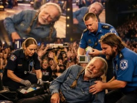 It started like any other night in Texas. Warm air drifting through the crowd. Guitars tuning in familiar tones. A stage glowing softly under lights that have seen decades of stories unfold. And at the center of it all, Willie Nelson. A man whose voice has carried generations. Through heartbreak. Through hope. Through the quiet spaces in between. There is something about a Willie Nelson concert that feels different. It’s not just music. It’s memory. It’s a shared understanding that what you’re hearing is more than sound—it’s time itself, still moving, still singing. That night felt no different. Until it did. Because sometimes, in the middle of something familiar, something shifts. Not loudly. Not dramatically. But in a way that everyone feels at once. A hesitation. A pause. A moment where the rhythm doesn’t quite land the way it always has. And suddenly, the room changes. The music softens. The band looks up. The crowd leans forward. Not because they were told to. But because something inside the moment tells them to pay attention. Because when someone like Willie Nelson pauses, it means something. He has outlived eras. Outlasted expectations. Moved through decades with a presence that feels almost constant. So when that presence wavers—even slightly—it is felt immediately. Not as panic. Not at first. But as awareness. The kind that spreads quietly through thousands of people at once. The kind that doesn’t need words. Because everyone understands. This is not just another performance. This is a man who has given everything. And is still giving. At 92, every note carries history. Every line carries memory. Every moment carries weight. And that is what makes even the smallest pause feel significant. Because it reminds everyone watching of something they already know, but don’t always say. Time moves. Even for legends. Especially for legends. In moments like that, the crowd doesn’t react the way it does during a normal show. There is no cheering. No shouting. Just stillness. A shared silence that feels almost sacred. Because people are not just watching anymore. They are feeling. They are recognizing what is in front of them. Not just a performer. But a life. A lifetime of songs, of stories, of miles traveled and moments lived. And suddenly, the performance becomes something else. Not entertainment. But presence. The band adjusts instinctively, as musicians do. They follow the moment rather than force it. They create space, allowing whatever is happening to breathe. And in that space, something powerful happens. The audience shifts. From listeners. To witnesses. Not of something dramatic. But of something real. Because what makes Willie Nelson so enduring is not perfection. It is authenticity. He has never been about flawless delivery. He has always been about truth. And truth doesn’t rush. It doesn’t hide. It doesn’t pretend. It simply exists. Even when it’s quiet. Even when it falters. Especially then. For those in the crowd, that realization lands deeply. Because this is not just a concert. It is a moment in time that cannot be repeated. A reminder that what they are seeing will not last forever. And that is what makes it matter. Some people close their eyes. Others hold onto the moment. Not out of fear. But out of understanding. Understanding that this is what it means to witness something meaningful. Something that has lasted. Something that still exists. Right here. Right now. There is no script for moments like this. No choreography. No planned pause. Just life unfolding in real time. And that is what makes it unforgettable. Eventually, the music finds its way forward again. Not rushed. Not forced. But gently. As if guided by something deeper than rhythm. And when Willie continues, the sound is different. Not weaker. Not stronger. But fuller. Because now, every note carries the weight of what just happened. Every word feels more intentional. More present. More real. And the crowd responds in a way that cannot be taught. Not with volume. But with respect. With attention. With a kind of listening that goes beyond hearing. Because they understand. This is not just music. This is legacy. And legacy is not loud. It is steady. It is human. It is fragile in ways we don’t always acknowledge. But it is also powerful in ways that last far beyond any single moment. That is why stories like this resonate. Not because something dramatic happened. But because something true was felt. The idea that even the strongest voices can pause. That even the most enduring figures are still human. And that what they leave behind is not just what they did. But what they gave. Willie Nelson has given a lifetime of music. A lifetime of honesty. A lifetime of presence. And moments like this remind people of that. They remind people why he matters. Why he has always mattered. And why he always will. Because in the end, it is not about how loudly someone sings. It is about what remains when the song quiets. And for Willie Nelson, what remains is something that cannot fade. Not with time. Not with silence. Not even with the passing of years. Because some voices don’t just exist in sound. They exist in memory. In feeling. In the spaces between notes. And when those voices pause, even for a moment— The world doesn’t just listen. It holds its breath. And remembers why it ever listened at all.