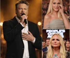 Blake Shelton Moved the Entire AMA Audience to Tears — Even Gwen and Miranda Couldn’t Hold Back