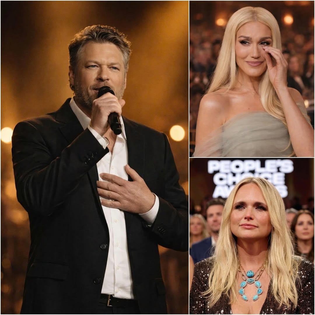 Blake Shelton Moved the Entire AMA Audience to Tears — Even Gwen and Miranda Couldn’t Hold Back