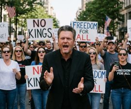 🚨 BREAKING: Blake Shelton Announces Support for Peaceful Demonstrators Through National Defense Fund🚨