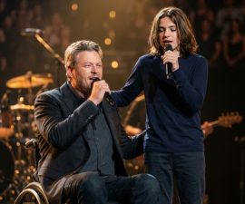 “THE CROWD DIDN’T CHEER — THEY CRIED.” A Quiet, Powerful Moment Between Blake Shelton and Kingston Rossdale