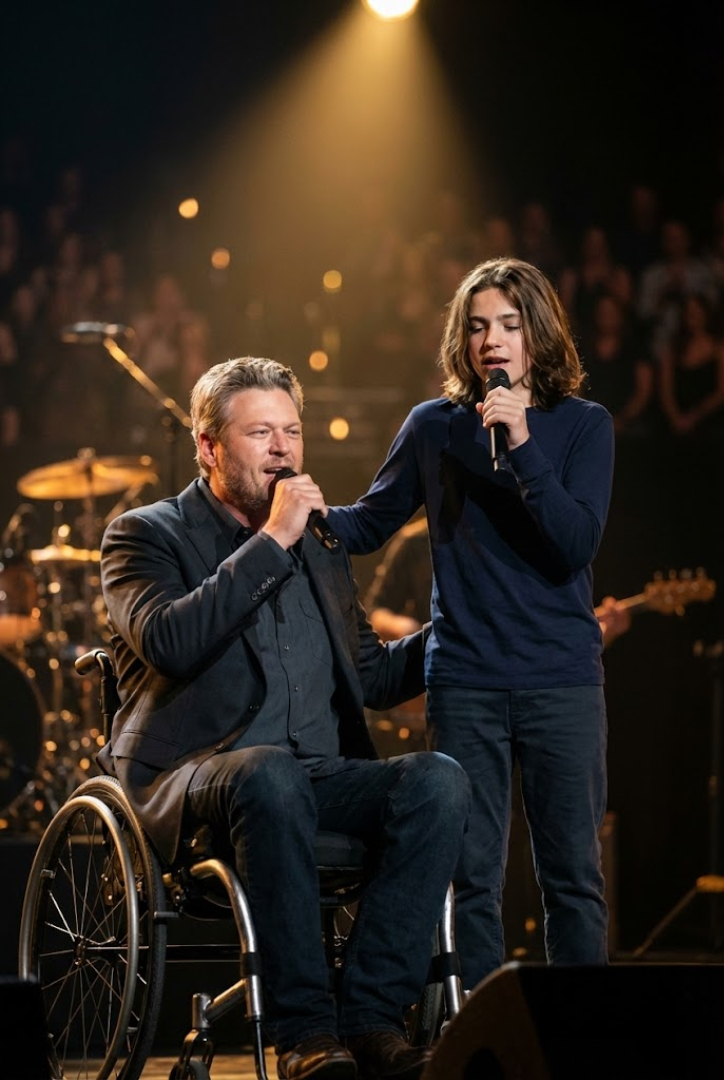 “THE CROWD DIDN’T CHEER — THEY CRIED.” A Quiet, Powerful Moment Between Blake Shelton and Kingston Rossdale
