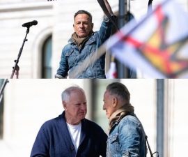 POWERFUL MOMENT: Bruce Springsteen Takes the Stage at Minnesota Rally — The Truth Behind the Viral “No Kings” Narrative