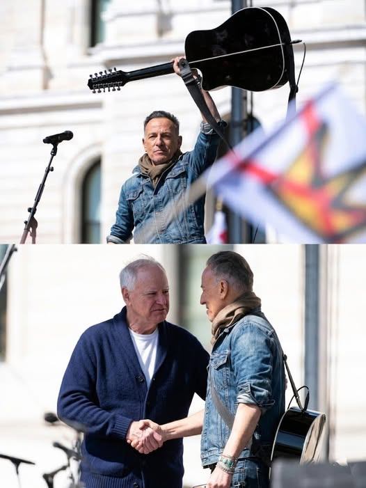 POWERFUL MOMENT: Bruce Springsteen Takes the Stage at Minnesota Rally — The Truth Behind the Viral “No Kings” Narrative