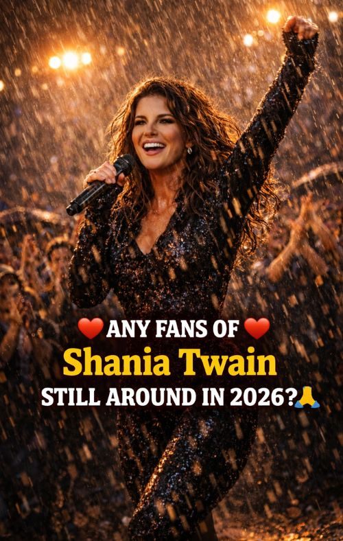 SHANIA TWAIN SMILED IN THE RAIN — AND IN ONE STORM-SOAKED NIGHT, SHE SILENCED EVERY DOUBT WITHOUT RAISING HER VOICE