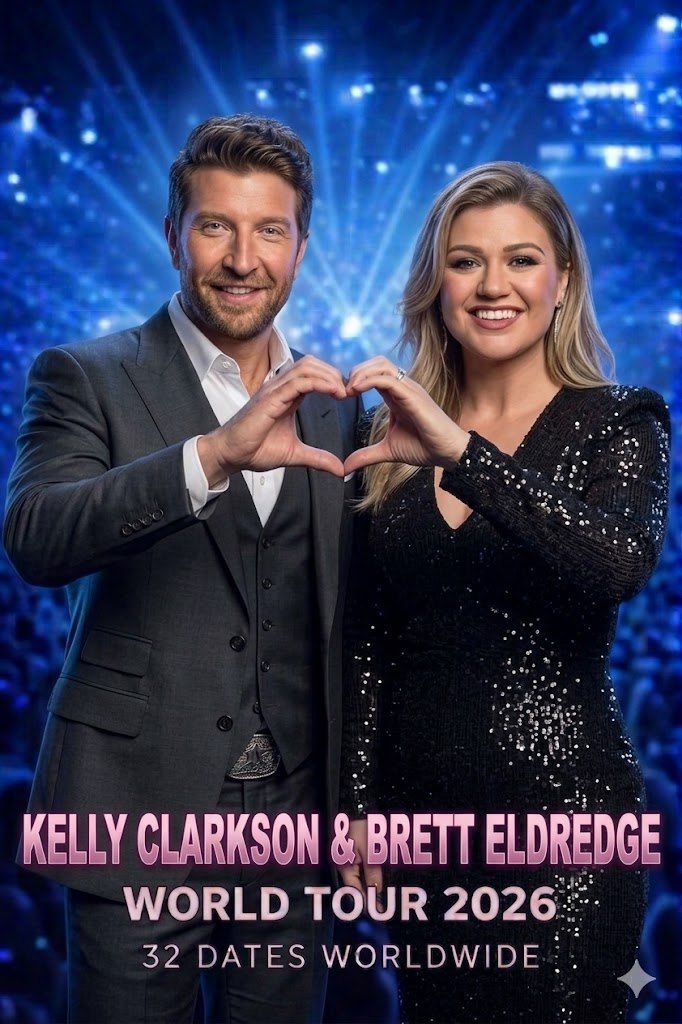 Kelly Clarkson & Brett Eldredge Announce “Summer Run 2026” Tour — A Powerhouse Collaboration Set to Define the Season