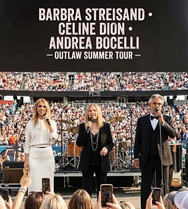 Andrea Bocelli, Barbra Streisand & Céline Dion Announce 2026 Farewell Tour: The Eternal Voices