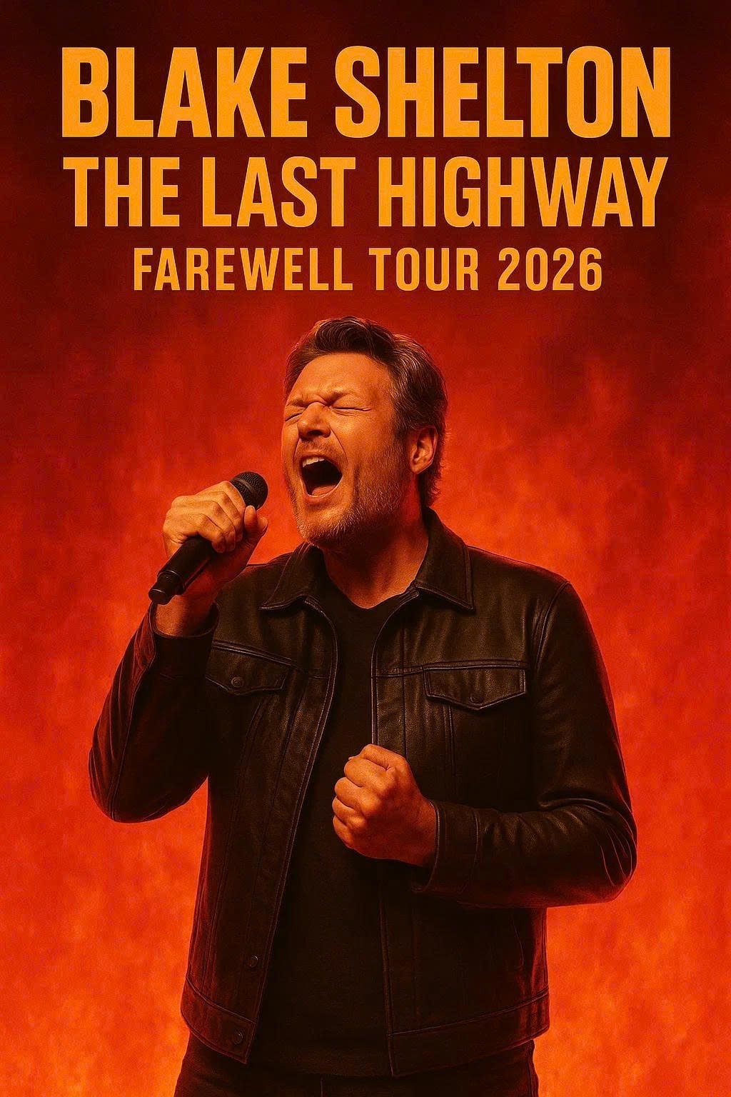 BREAKING: Blake Shelton Announces 2026 Farewell Tour “The Last Highway” — A Final Journey Through the Heart of Country Music