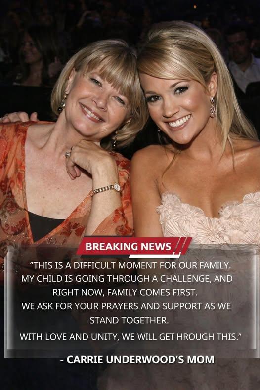“Not as a Star, But as a Daughter”: Carrie Underwood’s Emotional Revelation Leaves a Room in Silence