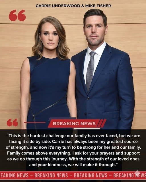 “Through Tears and Truth”: Carrie Underwood and Mike Fisher’s Emotional Announcement Leaves a Nation Stunned