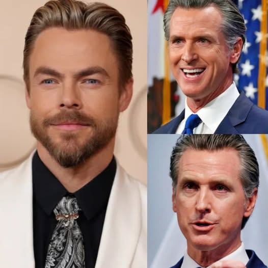 “BREAKING or MISLEADING?”: The Viral Claim Linking Derek Hough and Gavin Newsom Raises Serious Questions About Truth in the Digital Age