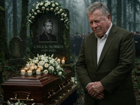 William Shatner Pays Emotional Tribute at Funeral of Martial Arts Legend Chuck Norris, Honoring a Life of Strength, Discipline, and Hollywood Heroism