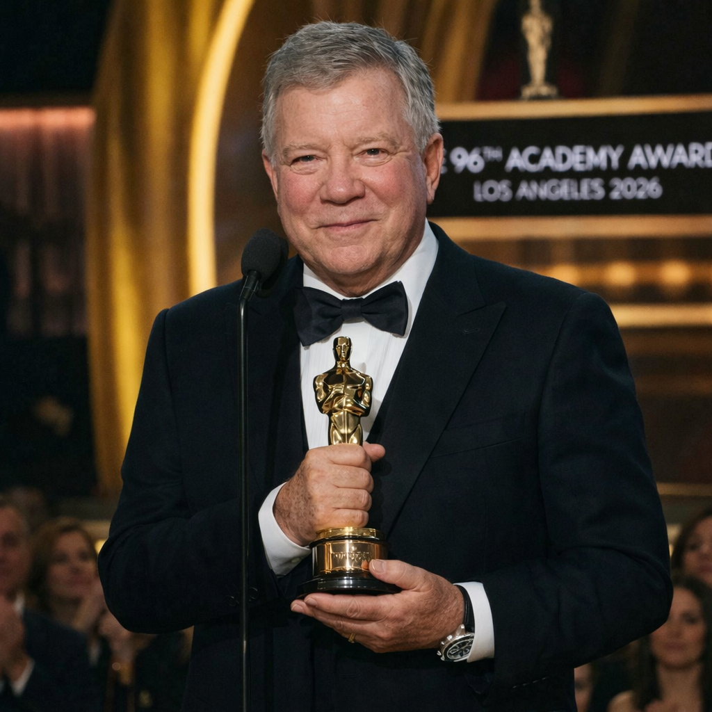 Breaking Film News: William Shatner Wins Best Actor at the 2026 Academy Awards for “Echoes of Time”