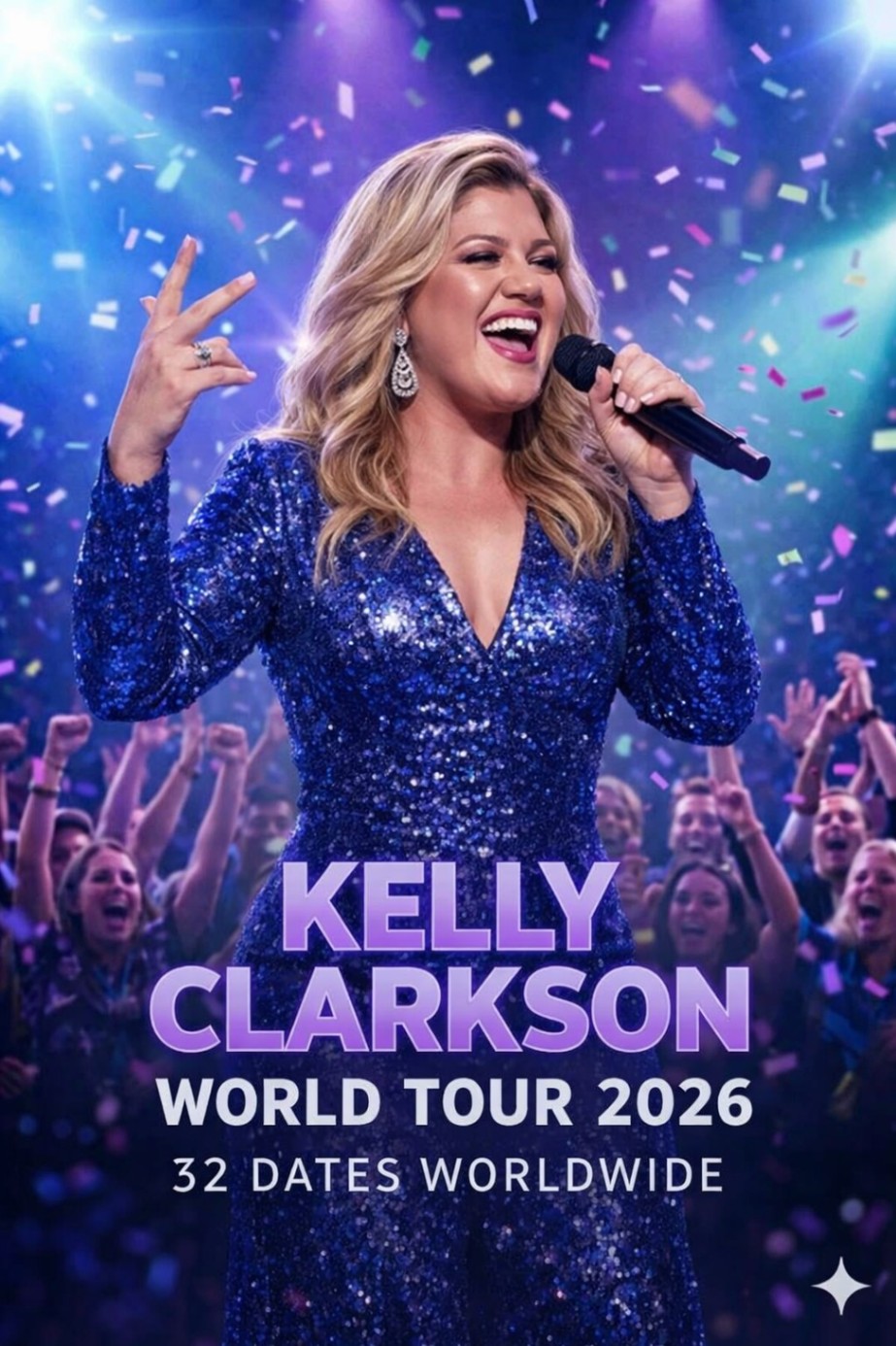 Kelly Clarkson’s 2026 World Tour Unveiled — 30 Dates, Global Buzz, and the Promise of Something More