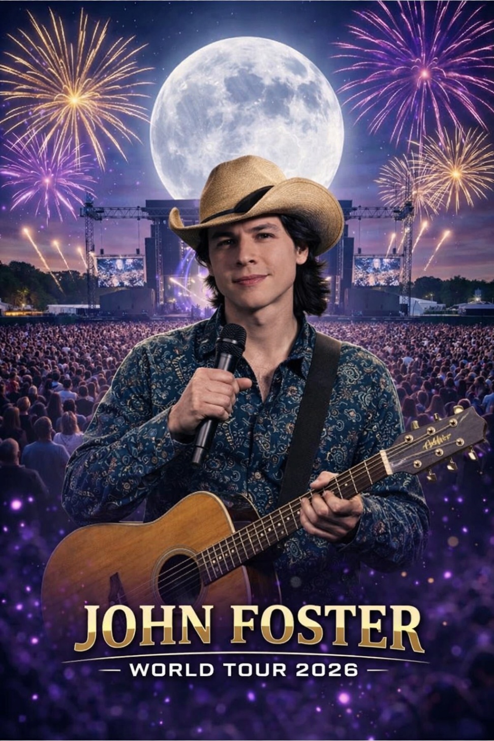 🚨 BREAKING: JOHN FOSTER ANNOUNCES MASSIVE 2026 WORLD TOUR — 40 SHOWS ACROSS THREE CONTINENTS! 🤠🎶