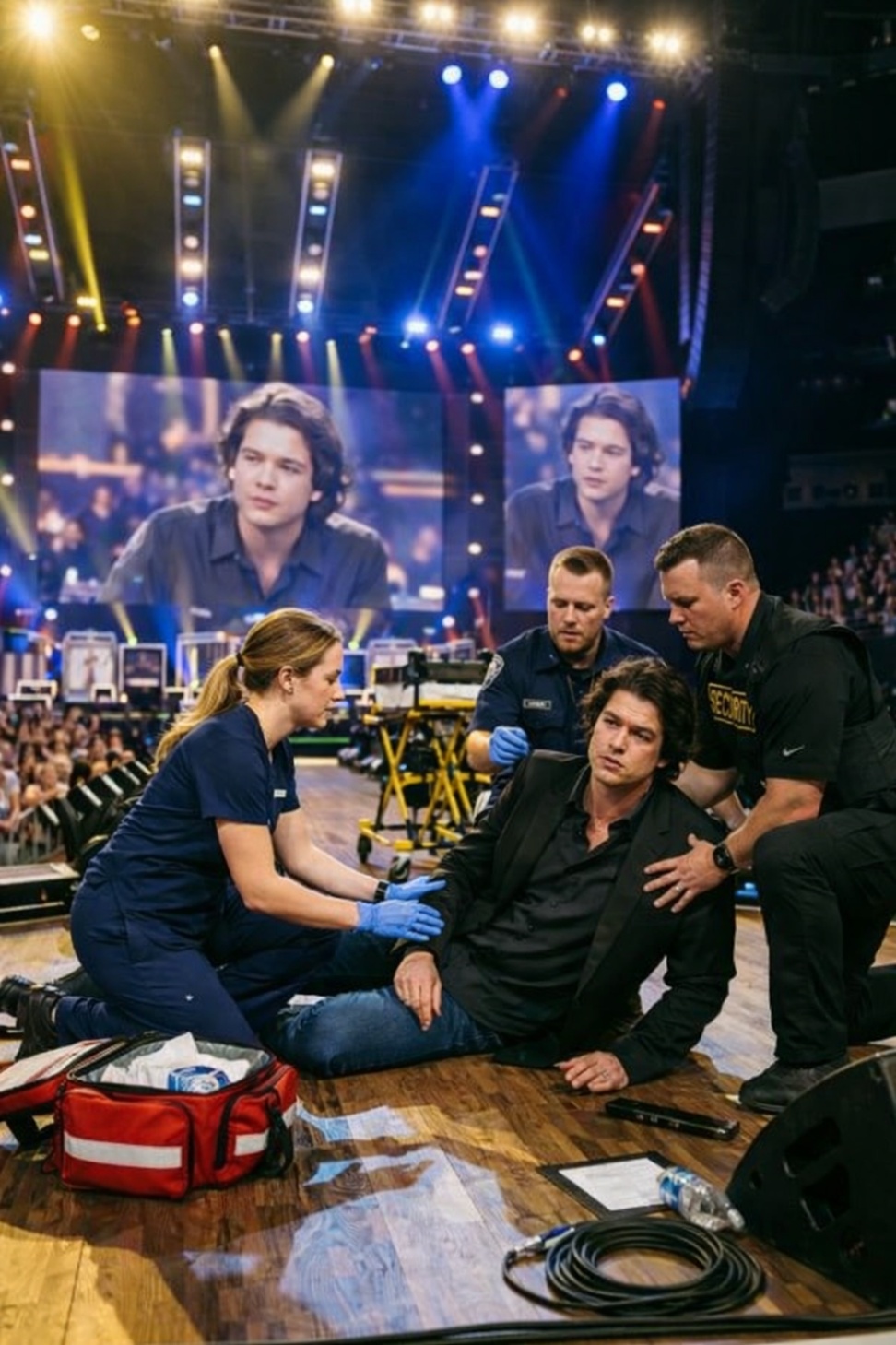 🚨 URGENT: THE STAGE FALLS SILENT — JOHN FOSTER COLLAPSES MID-PERFORMANCE 🚨