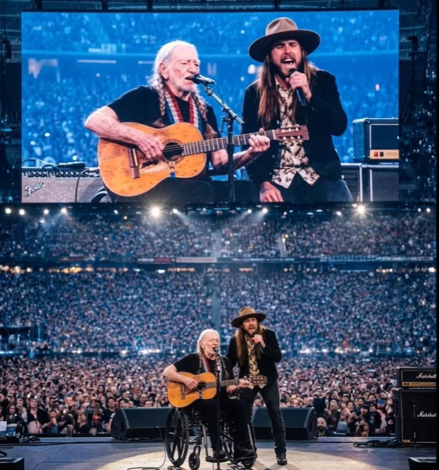 “HE SANG TO HIS FATHER — AND THE ROOM FELL SILENT”: Lukas Nelson HONORS Willie Nelson WITH A TRIBUTE THAT TOUCHED EVERY HEART