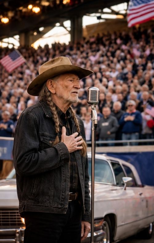 NO ONE SAW IT COMING: Willie Nelson STOOD UP TO SING — AND AN ENTIRE STADIUM FORGOT HOW TO BREATHE