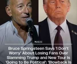 “I DON’T WORRY”: Bruce Springsteen DOUBLES DOWN ON POLITICAL TOUR — AND MAKES HIS STANCE UNMISTAKABLY CLEAR