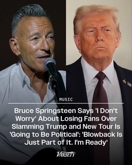 “I DON’T WORRY”: Bruce Springsteen DOUBLES DOWN ON POLITICAL TOUR — AND MAKES HIS STANCE UNMISTAKABLY CLEAR