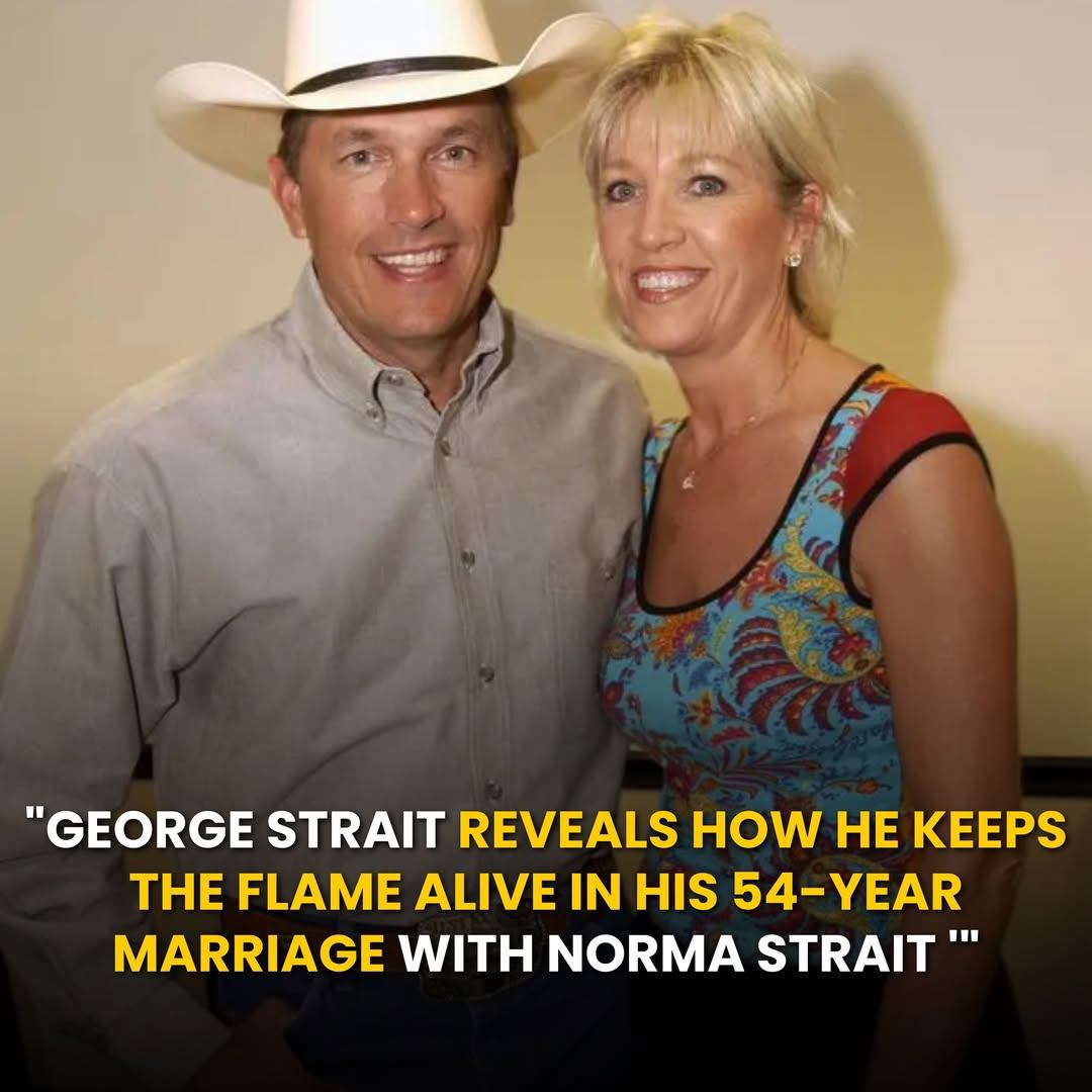GEORGE STRAIT REVEALS HOW HE KEEPS THE FLAME ALIVE IN HIS 54-YEAR MARRIAGE WITH NORMA STRAIT