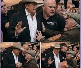 🚨 SECURITY TRIED TO STOP HIM — BUT GEORGE STRAIT’S REACTION LEFT THE ENTIRE ROOM SILENT