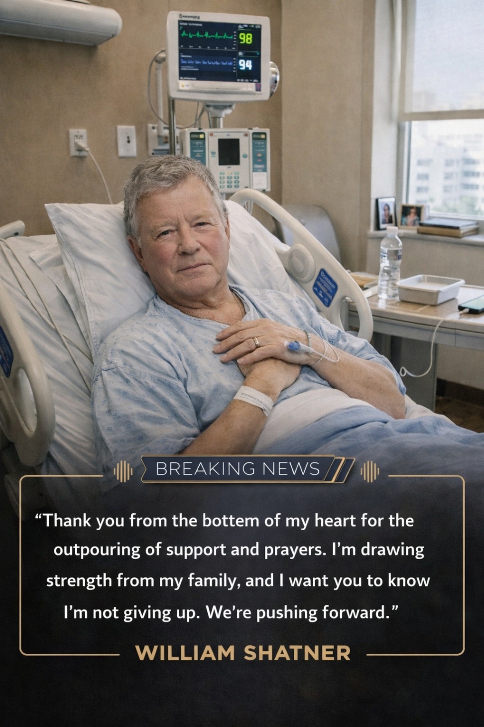 A Message of Hope from William Shatner — and a Quiet Note from the Heart