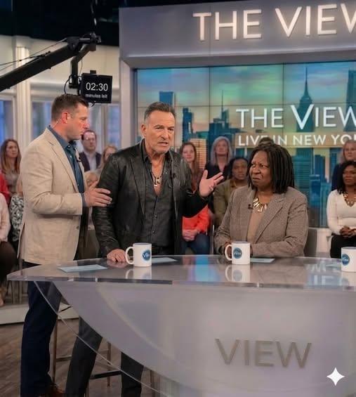 🚨 LIVE TV CHAOS: Bruce Springsteen SHATTERS “SAFE TELEVISION” ON THE VIEW — WHOOPI GOLDBERG DEMANDS MIC CUT AS MOMENT SPIRALS OUT OF CONTROL 🔥