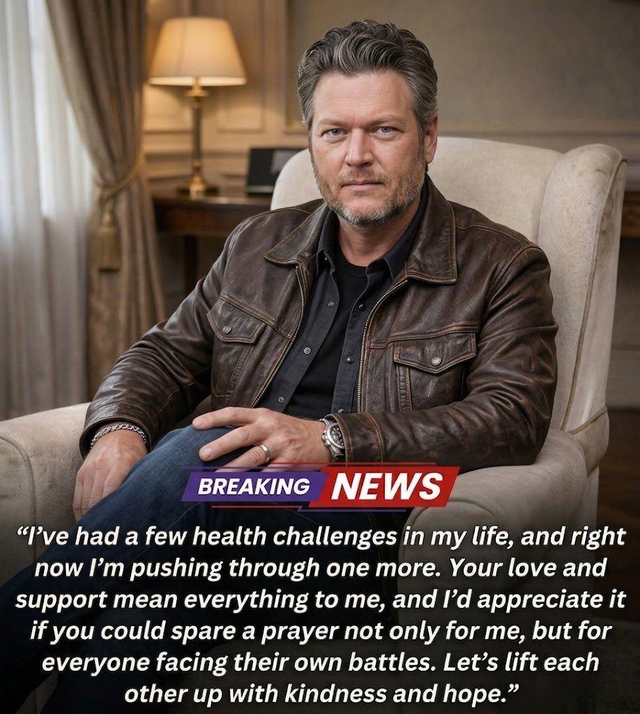 A POSITIVE UPDATE FROM BLAKE SHELTON: Strength, Gratitude, and the Road Ahead