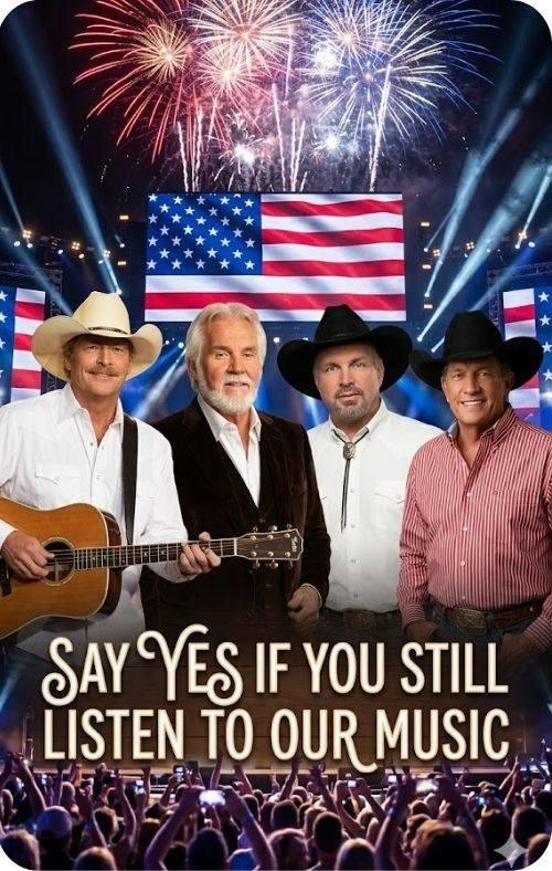 WHEN FOUR COUNTRY TITANS STOOD TOGETHER — AND AN ENTIRE GENERATION FELT TIME TURN BACK