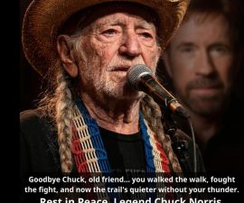 💔 HEARTBREAKING MOMENT: Willie Nelson DELIVERS EMOTIONAL TRIBUTE AS CROWD MOURNS Chuck Norris AT 86 🌹