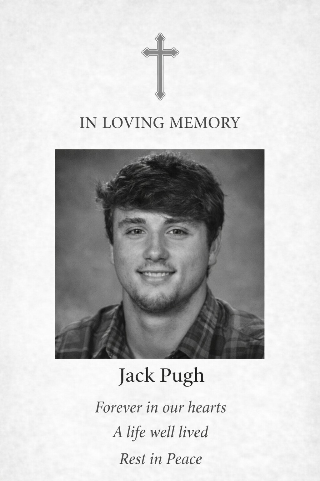 What a Heartbreaking Loss: Remembering Jack Pugh and a Life That Touched Many 💔