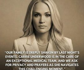 💔 “A Voice Shaken, A World Holding Its Breath”: Carrie Underwood Shares Urgent Health Update Amid Mounting Concern