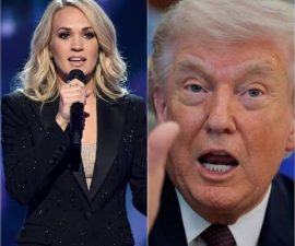 “He Picked the Wrong Voice”: Carrie Underwood Fires Back After Trump’s Explosive Attack Sparks National Debate